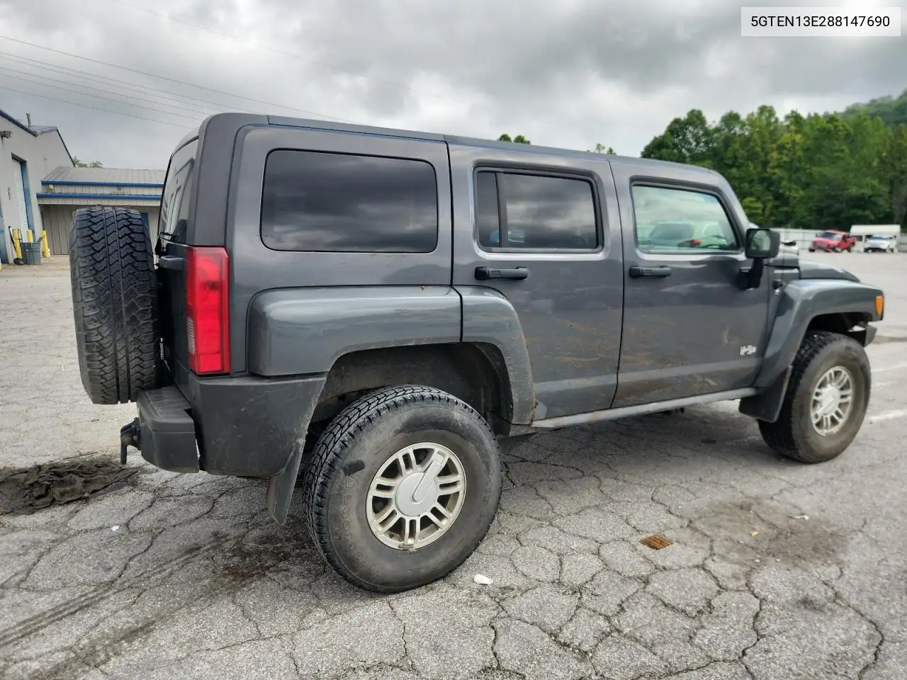 2008 Hummer H3 VIN: 5GTEN13E288147690 Lot: 64556565