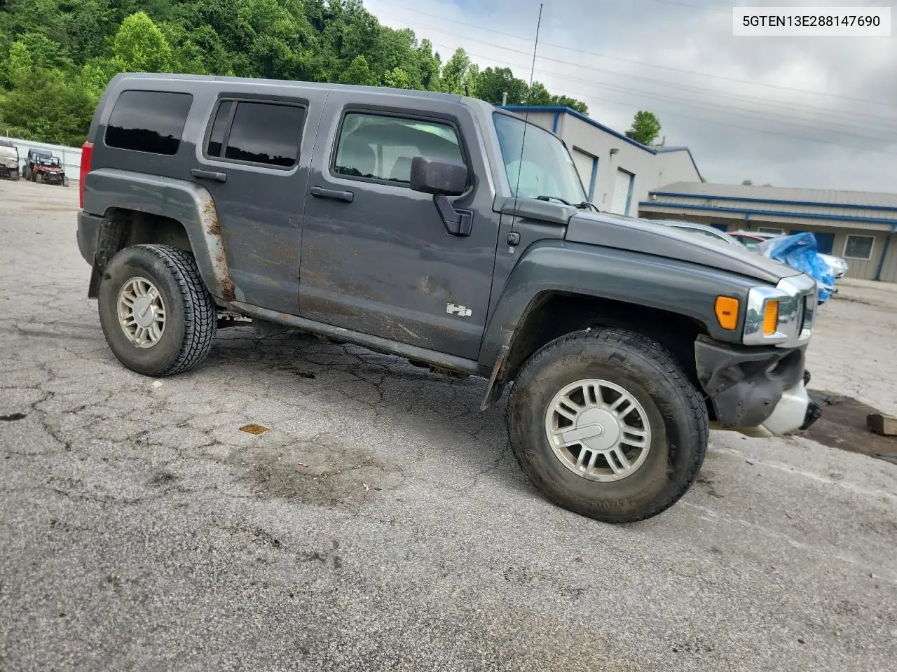 2008 Hummer H3 VIN: 5GTEN13E288147690 Lot: 64556565