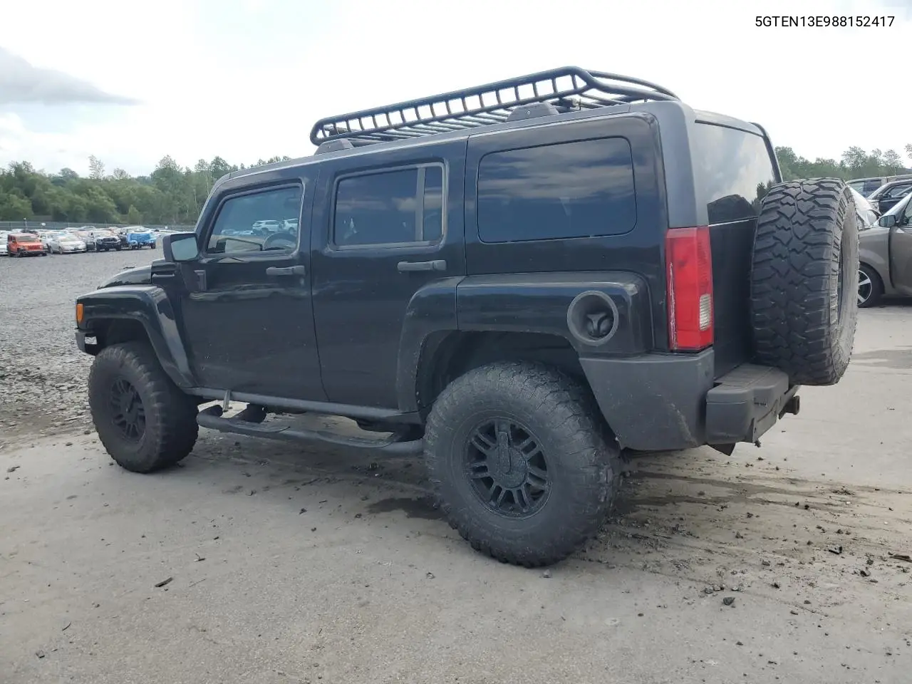 2008 Hummer H3 VIN: 5GTEN13E988152417 Lot: 65084255