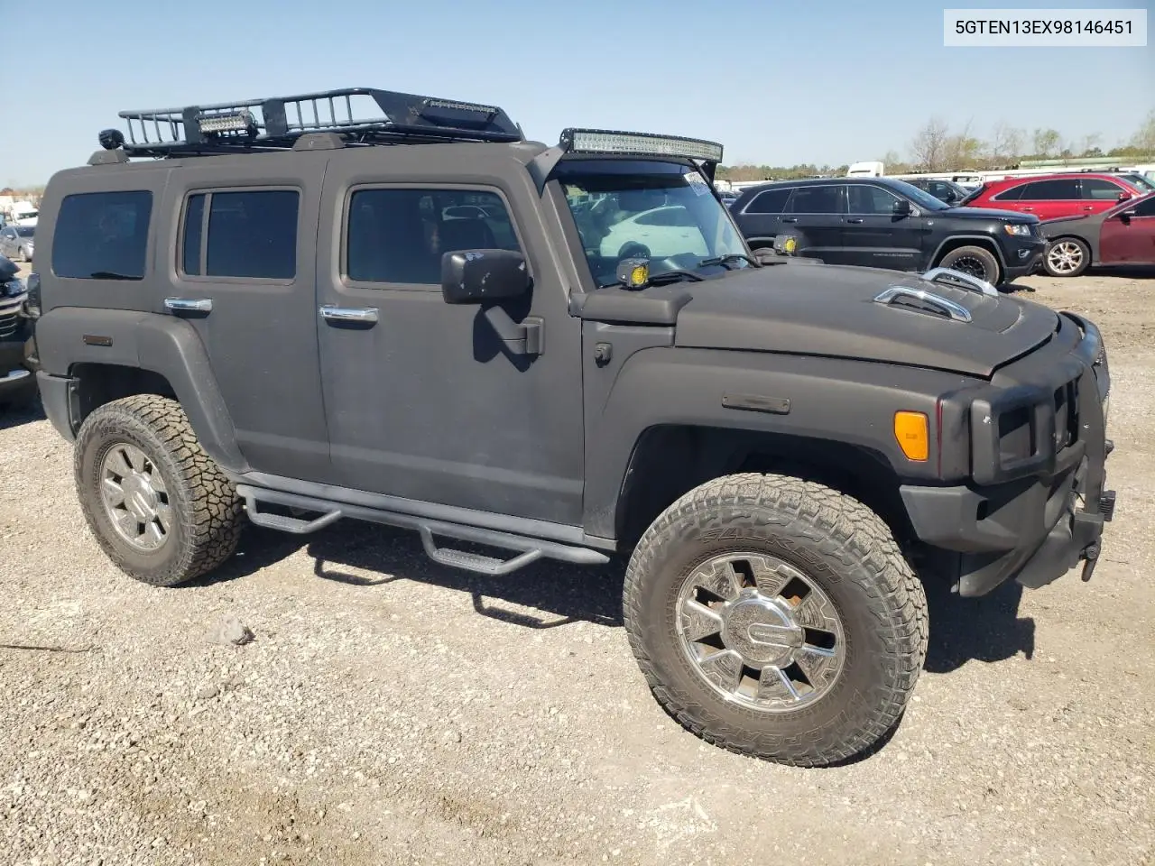 2009 Hummer H3 VIN: 5GTEN13EX98146451 Lot: 48597445