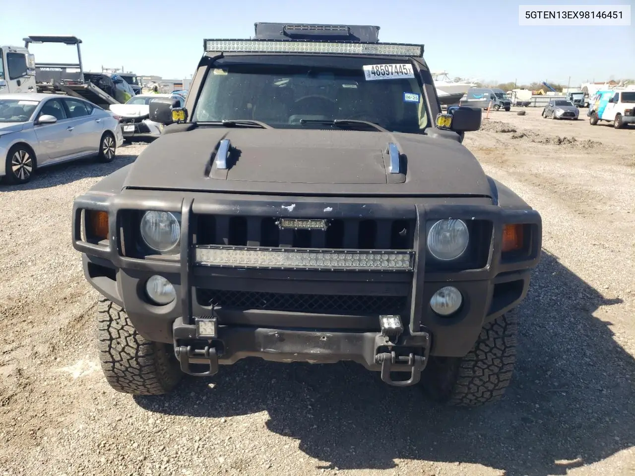 2009 Hummer H3 VIN: 5GTEN13EX98146451 Lot: 48597445