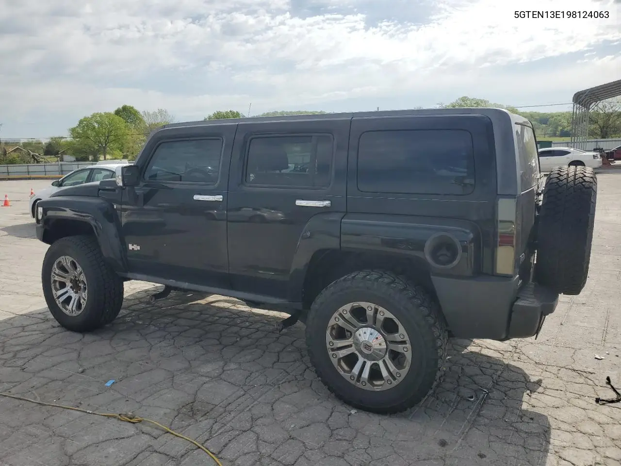 2009 Hummer H3 VIN: 5GTEN13E198124063 Lot: 53486825