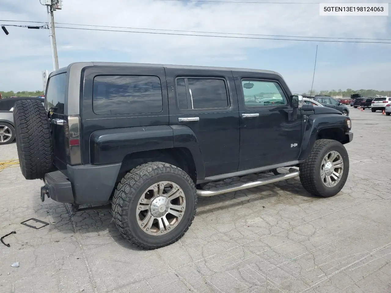 2009 Hummer H3 VIN: 5GTEN13E198124063 Lot: 53486825