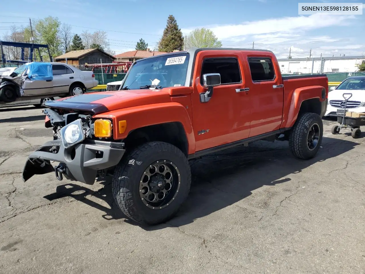 2009 Hummer H3T VIN: 5GNEN13E598128155 Lot: 56584765