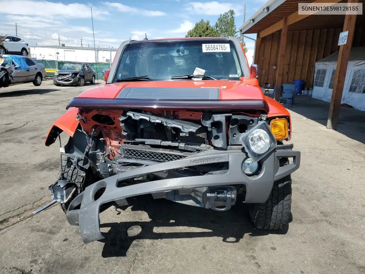 2009 Hummer H3T VIN: 5GNEN13E598128155 Lot: 56584765