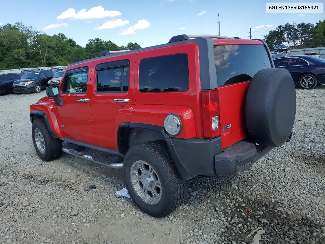2009 Hummer H3 VIN: 5GTEN13E598156921 Lot: 56902214