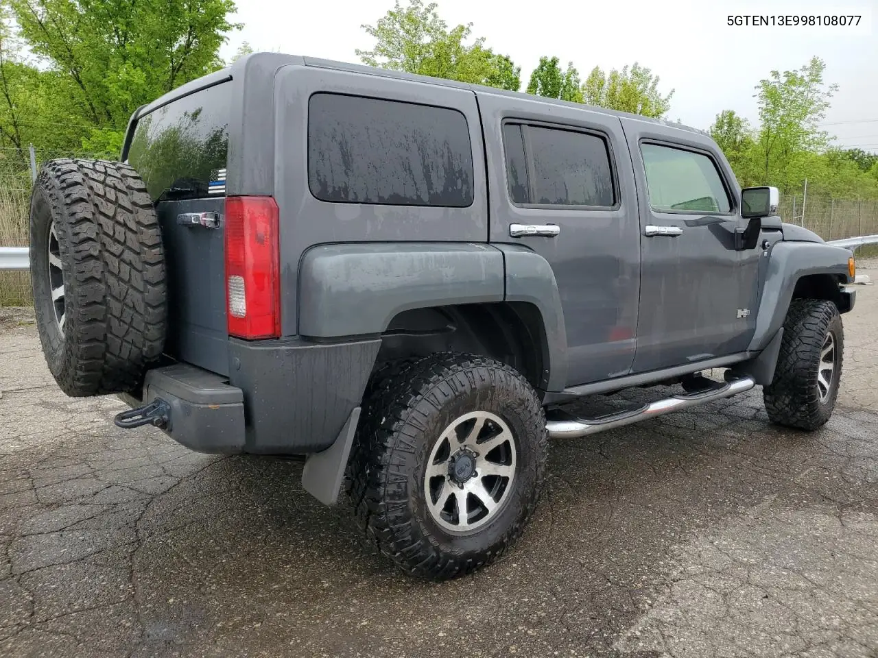 2009 Hummer H3 VIN: 5GTEN13E998108077 Lot: 56959115