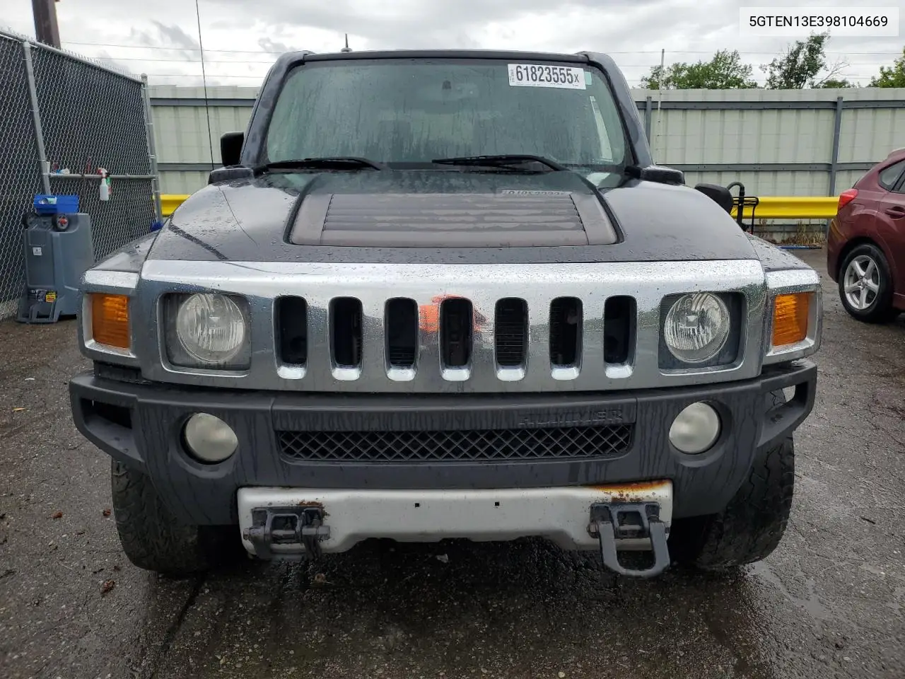 2009 Hummer H3 VIN: 5GTEN13E398104669 Lot: 61823555