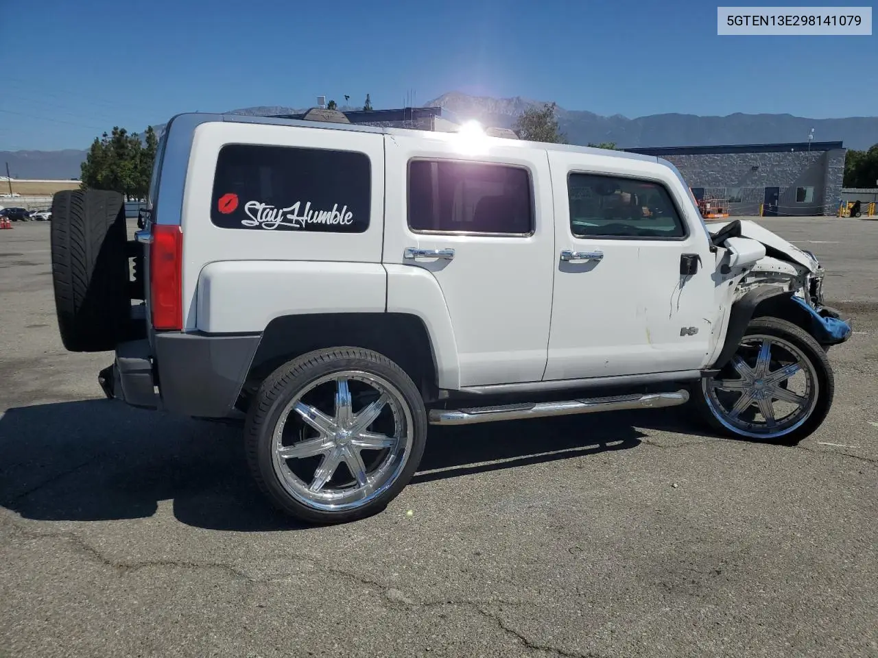 2009 Hummer H3 VIN: 5GTEN13E298141079 Lot: 63279945