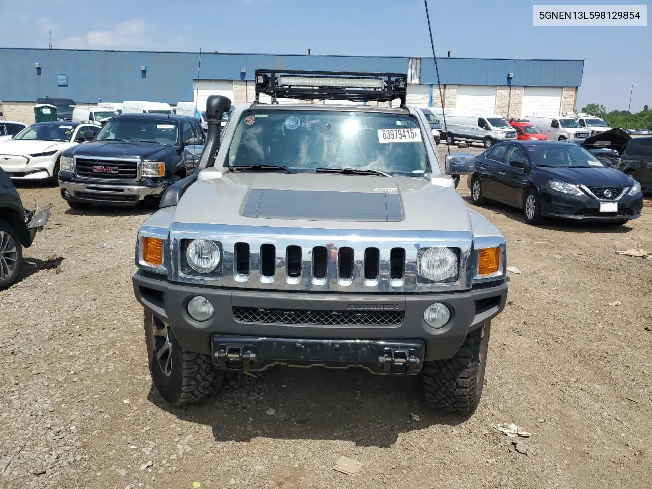 2009 Hummer H3T Alpha VIN: 5GNEN13L598129854 Lot: 63979415