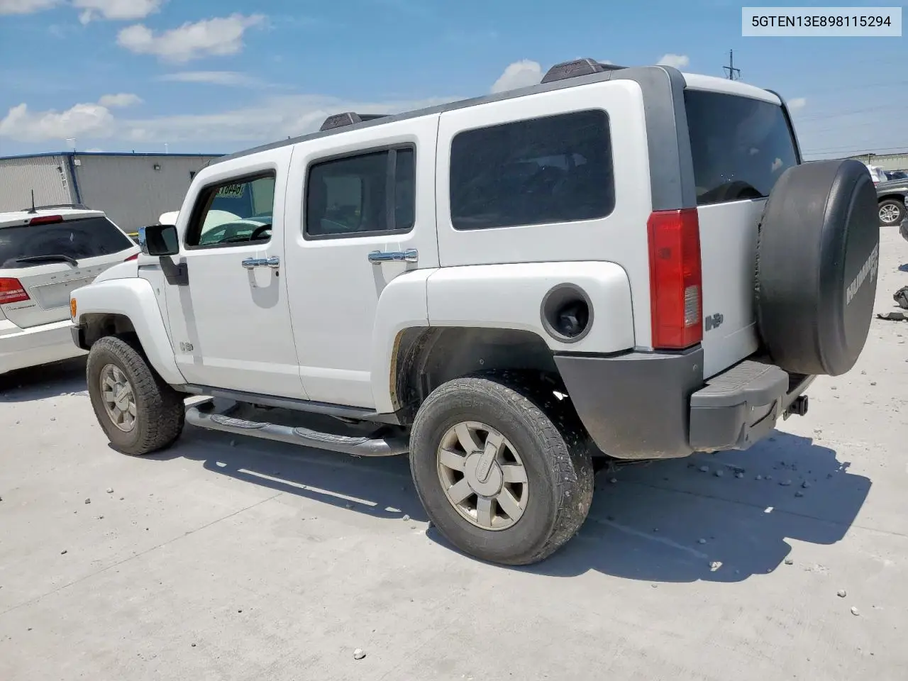 2009 Hummer H3 VIN: 5GTEN13E898115294 Lot: 64461105