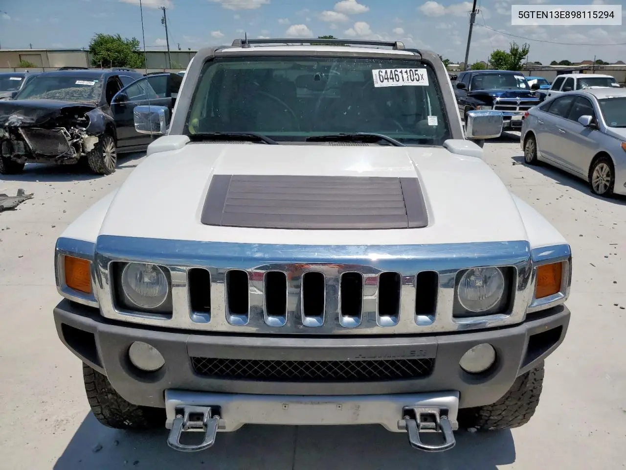 2009 Hummer H3 VIN: 5GTEN13E898115294 Lot: 64461105