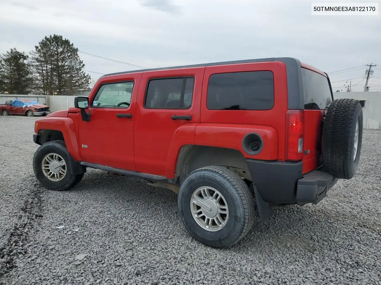 2010 Hummer H3 VIN: 5GTMNGEE3A8122170 Lot: 53537255