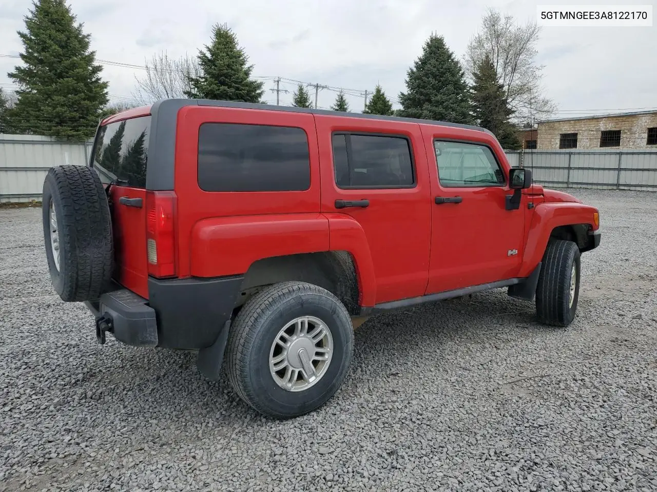 2010 Hummer H3 VIN: 5GTMNGEE3A8122170 Lot: 53537255