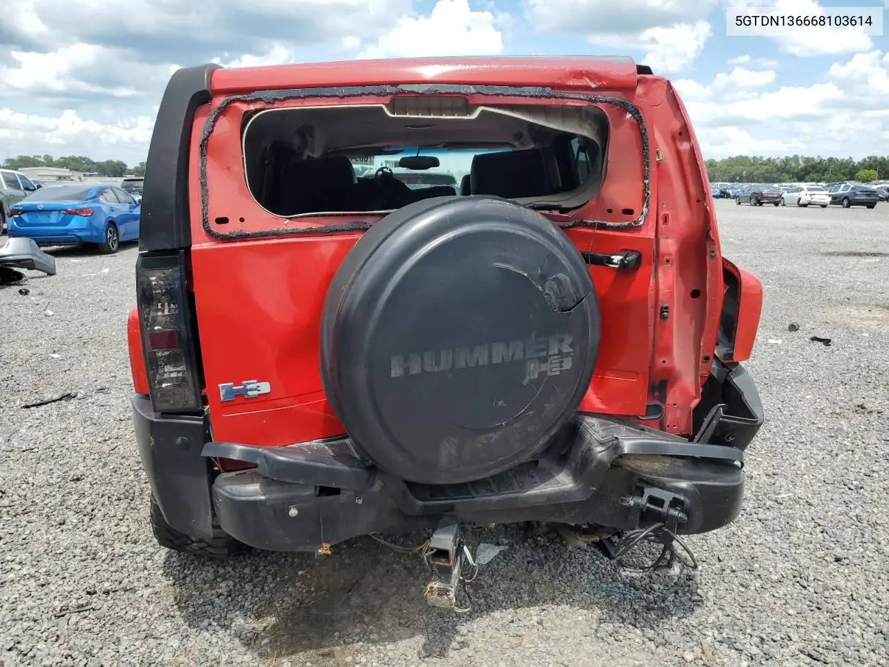 2016 Hummer H3 VIN: 5GTDN136668103614 Lot: 63947835
