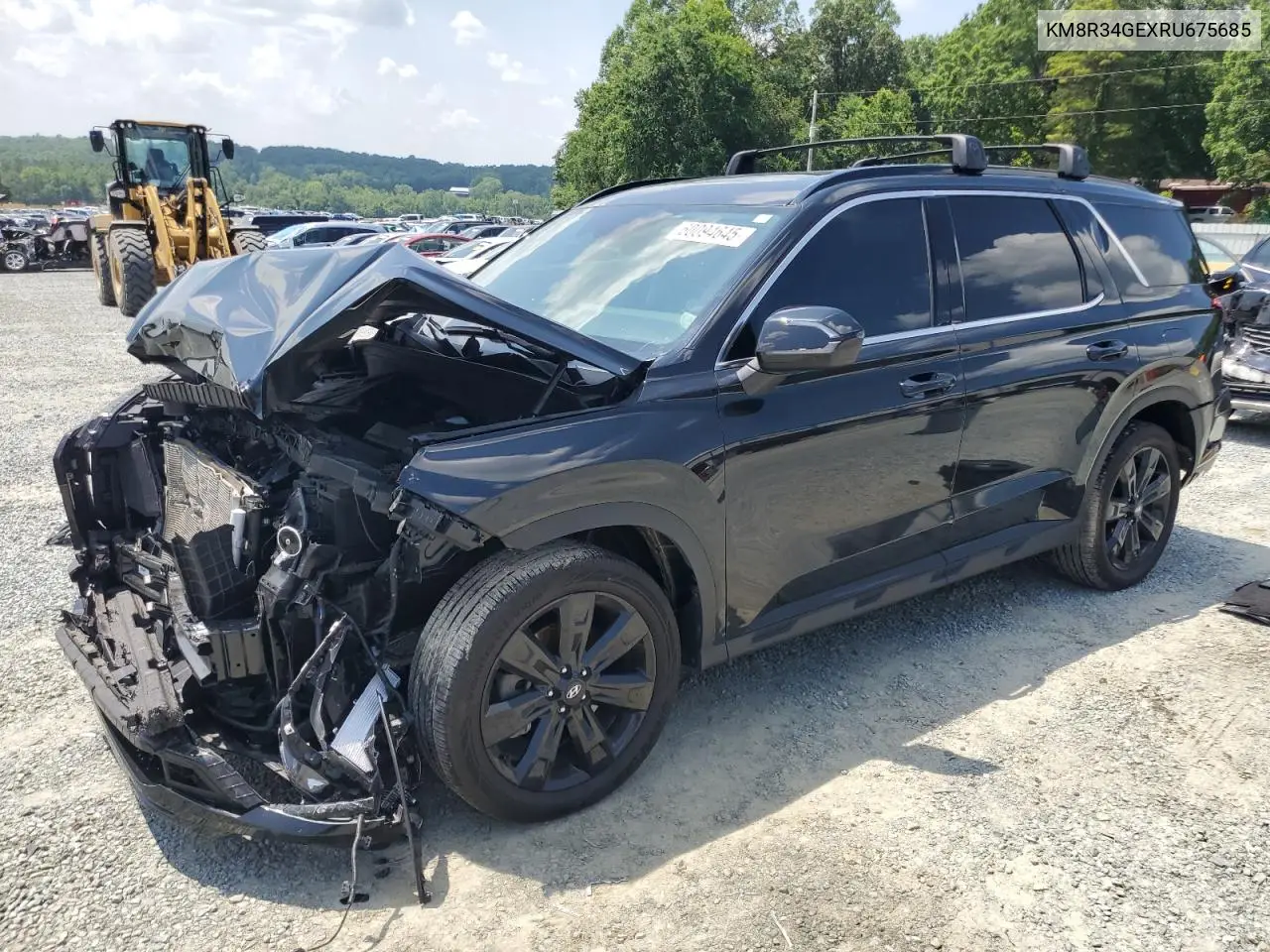 2024 Hyundai Palisade Xrt VIN: KM8R34GEXRU675685 Lot: 60094645