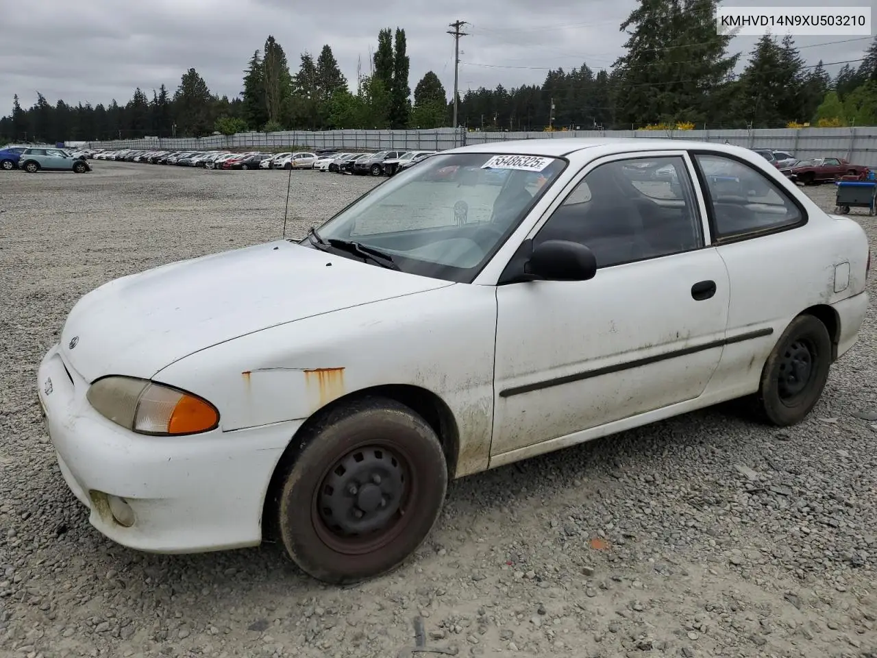 1999 Hyundai Accent L VIN: KMHVD14N9XU503210 Lot: 56486325