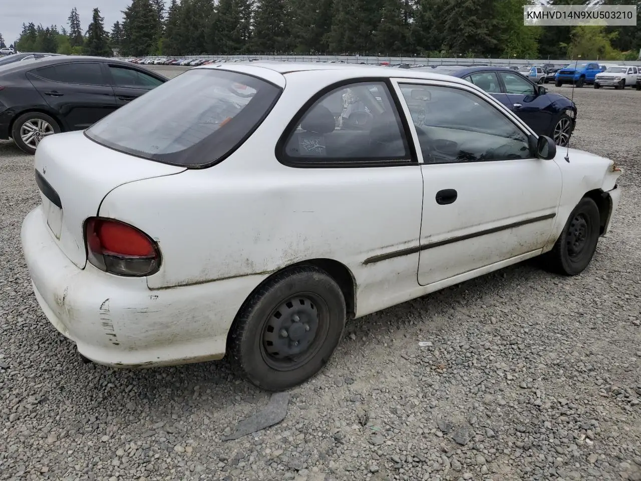 1999 Hyundai Accent L VIN: KMHVD14N9XU503210 Lot: 56486325