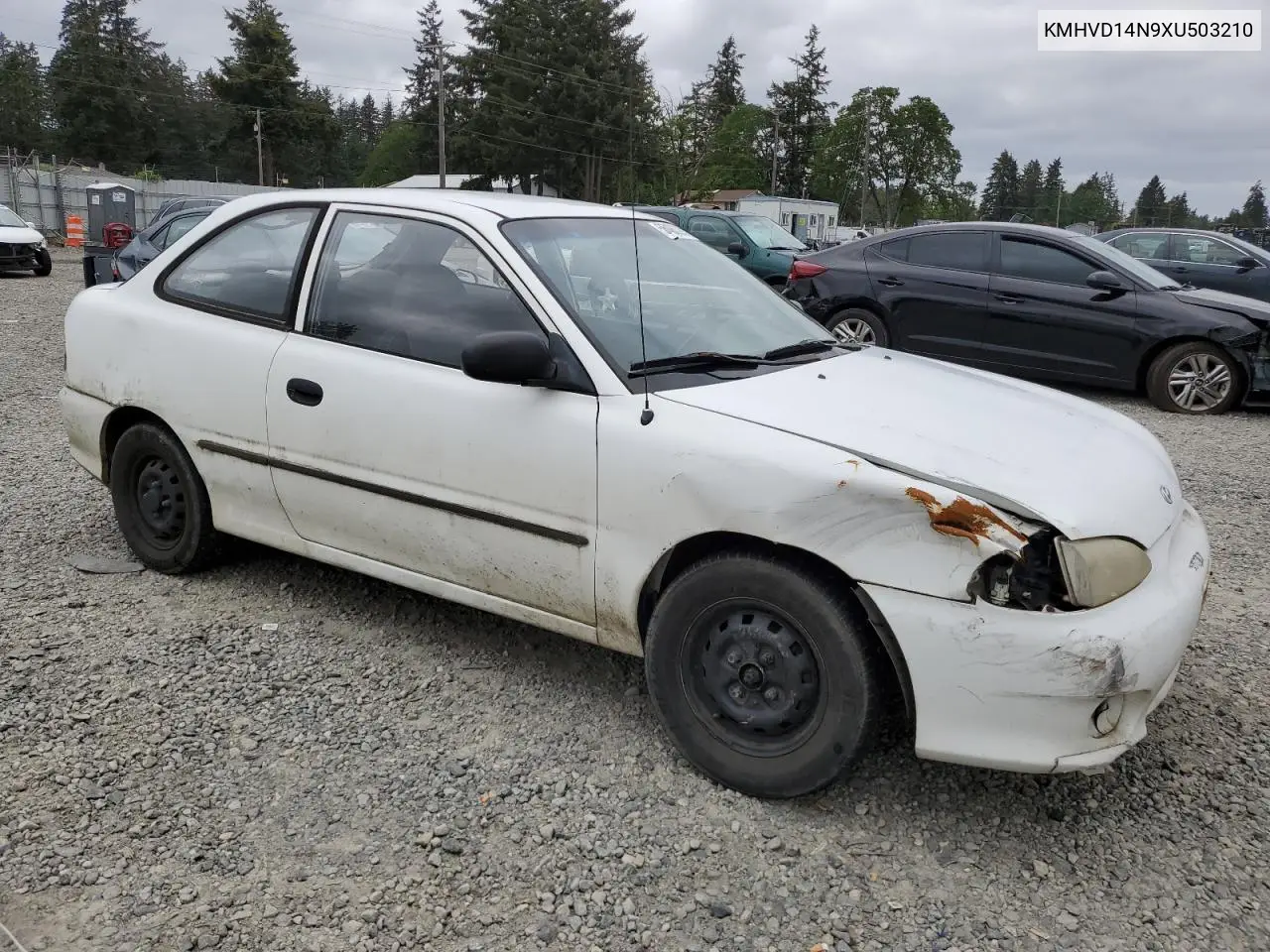 1999 Hyundai Accent L VIN: KMHVD14N9XU503210 Lot: 56486325