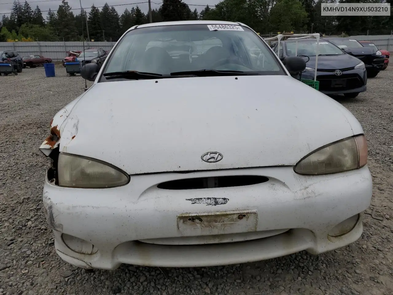 1999 Hyundai Accent L VIN: KMHVD14N9XU503210 Lot: 56486325