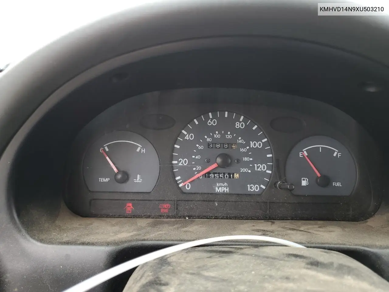 1999 Hyundai Accent L VIN: KMHVD14N9XU503210 Lot: 56486325