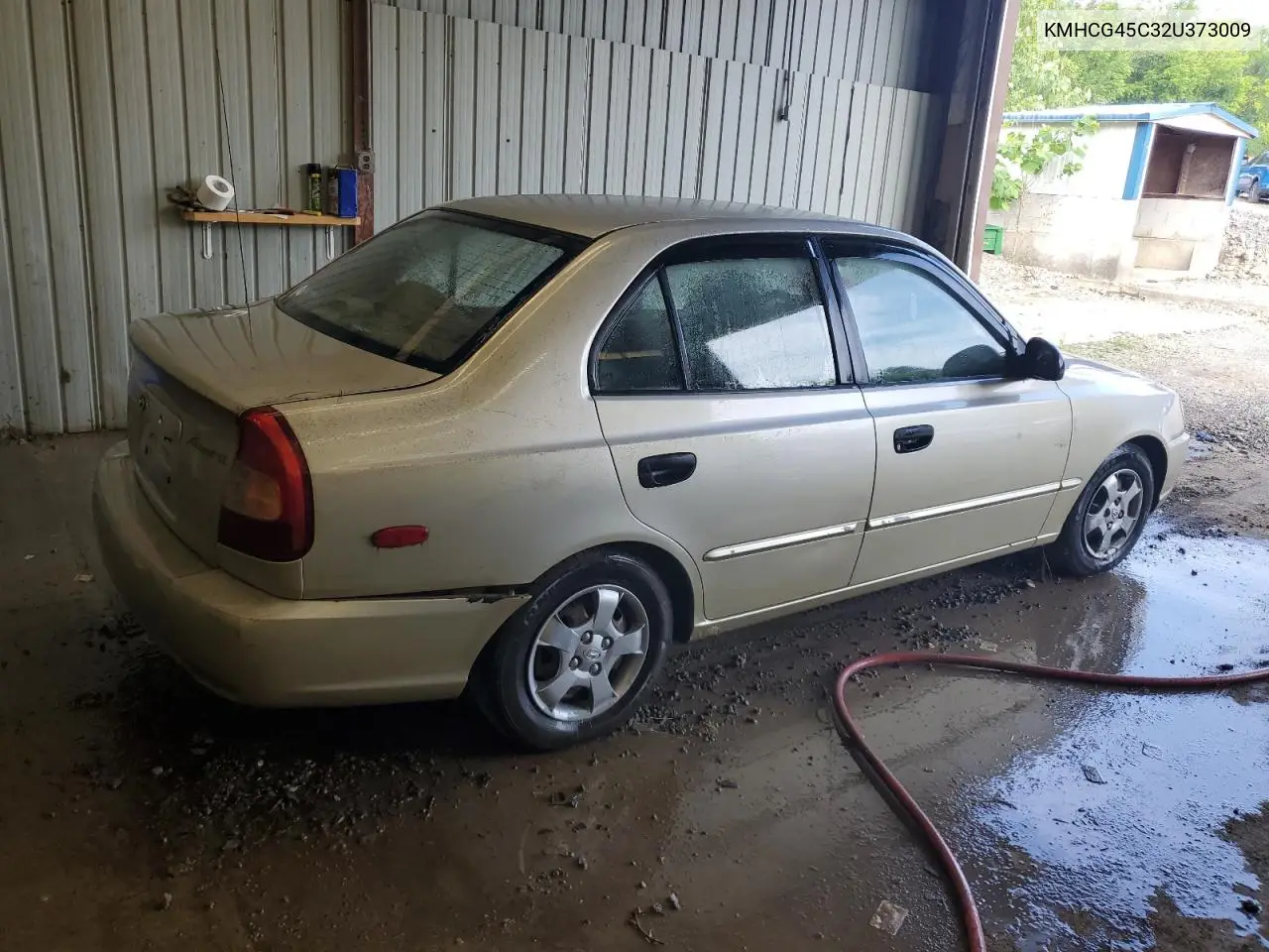 2002 Hyundai Accent Gl VIN: KMHCG45C32U373009 Lot: 62753865
