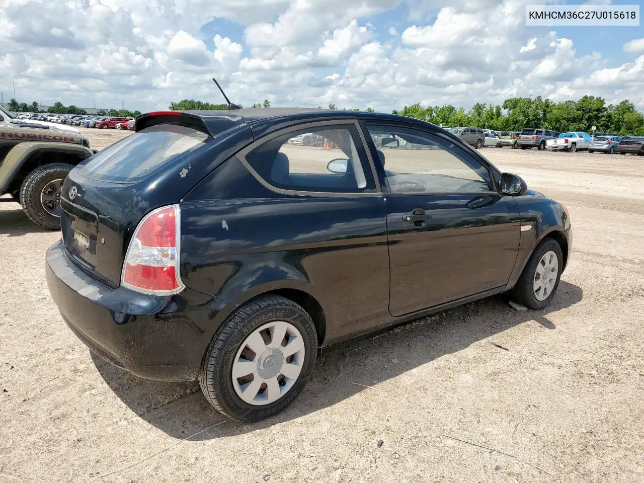 2007 Hyundai Accent Gs VIN: KMHCM36C27U015618 Lot: 62495045