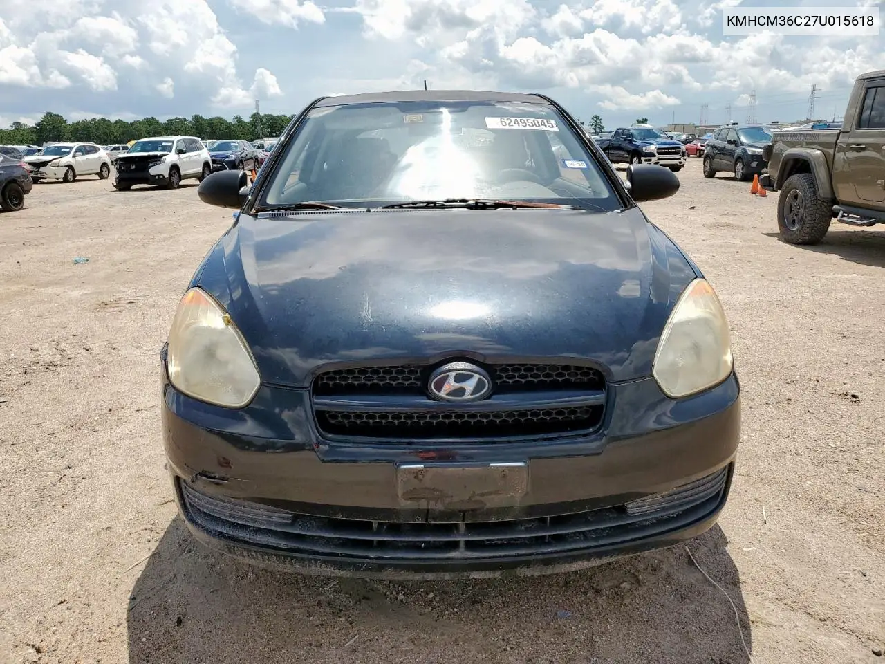 2007 Hyundai Accent Gs VIN: KMHCM36C27U015618 Lot: 62495045