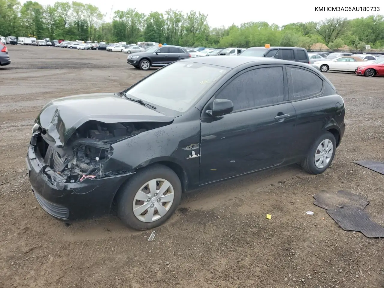 2010 Hyundai Accent Blue VIN: KMHCM3AC6AU180733 Lot: 55469105