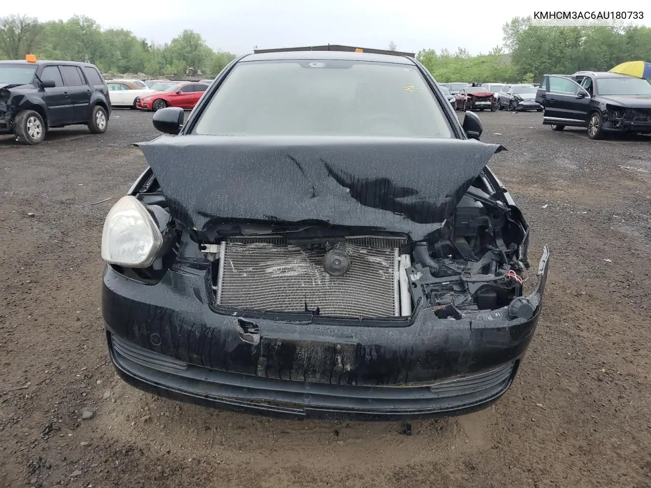2010 Hyundai Accent Blue VIN: KMHCM3AC6AU180733 Lot: 55469105