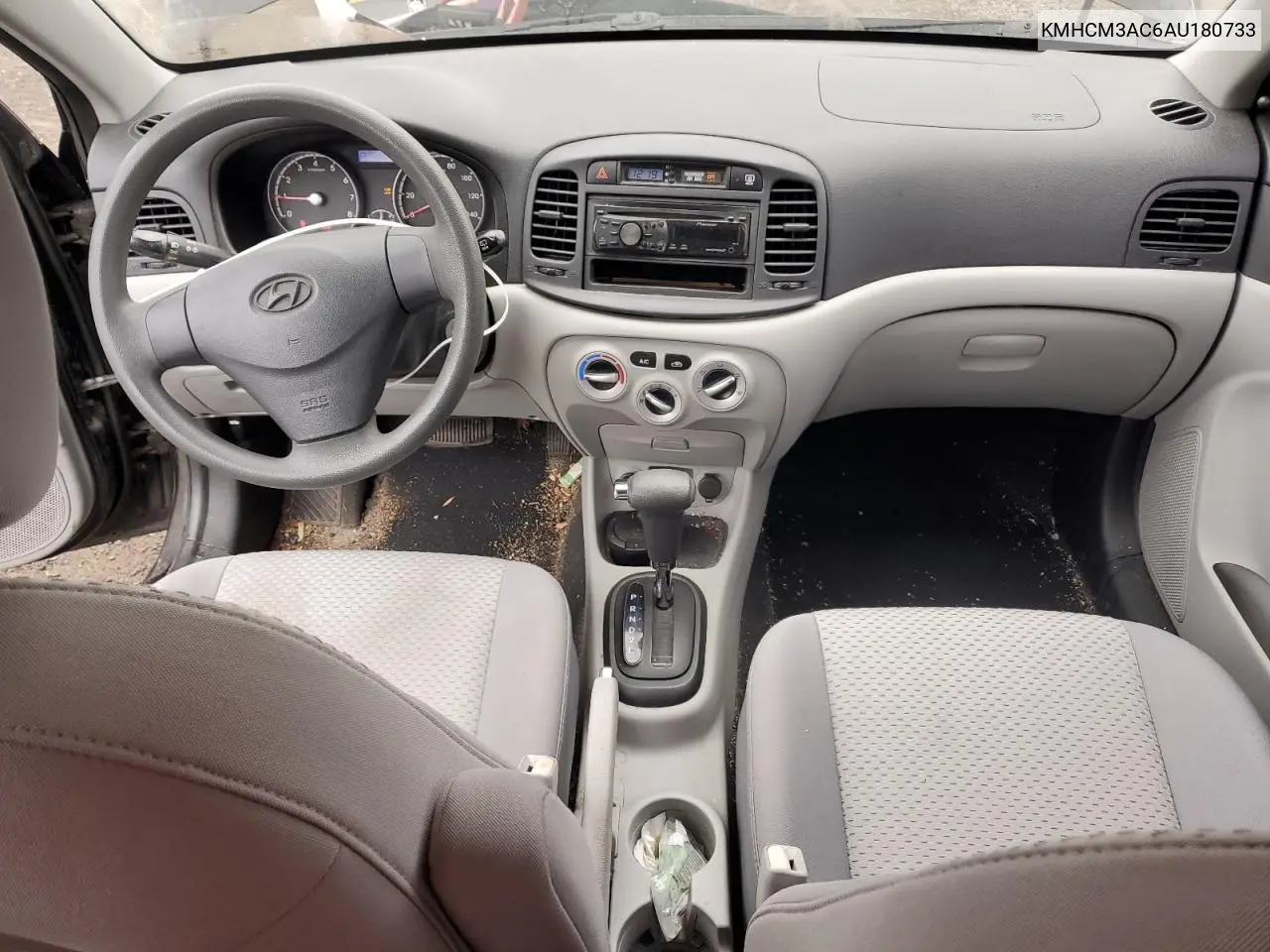 2010 Hyundai Accent Blue VIN: KMHCM3AC6AU180733 Lot: 55469105