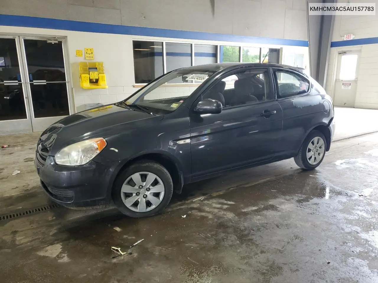 2010 Hyundai Accent Blue VIN: KMHCM3AC5AU157783 Lot: 56324555