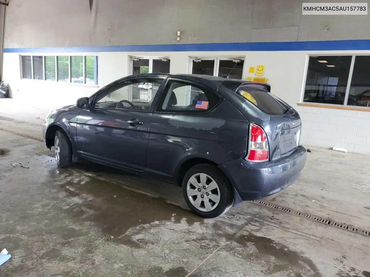 2010 Hyundai Accent Blue VIN: KMHCM3AC5AU157783 Lot: 56324555