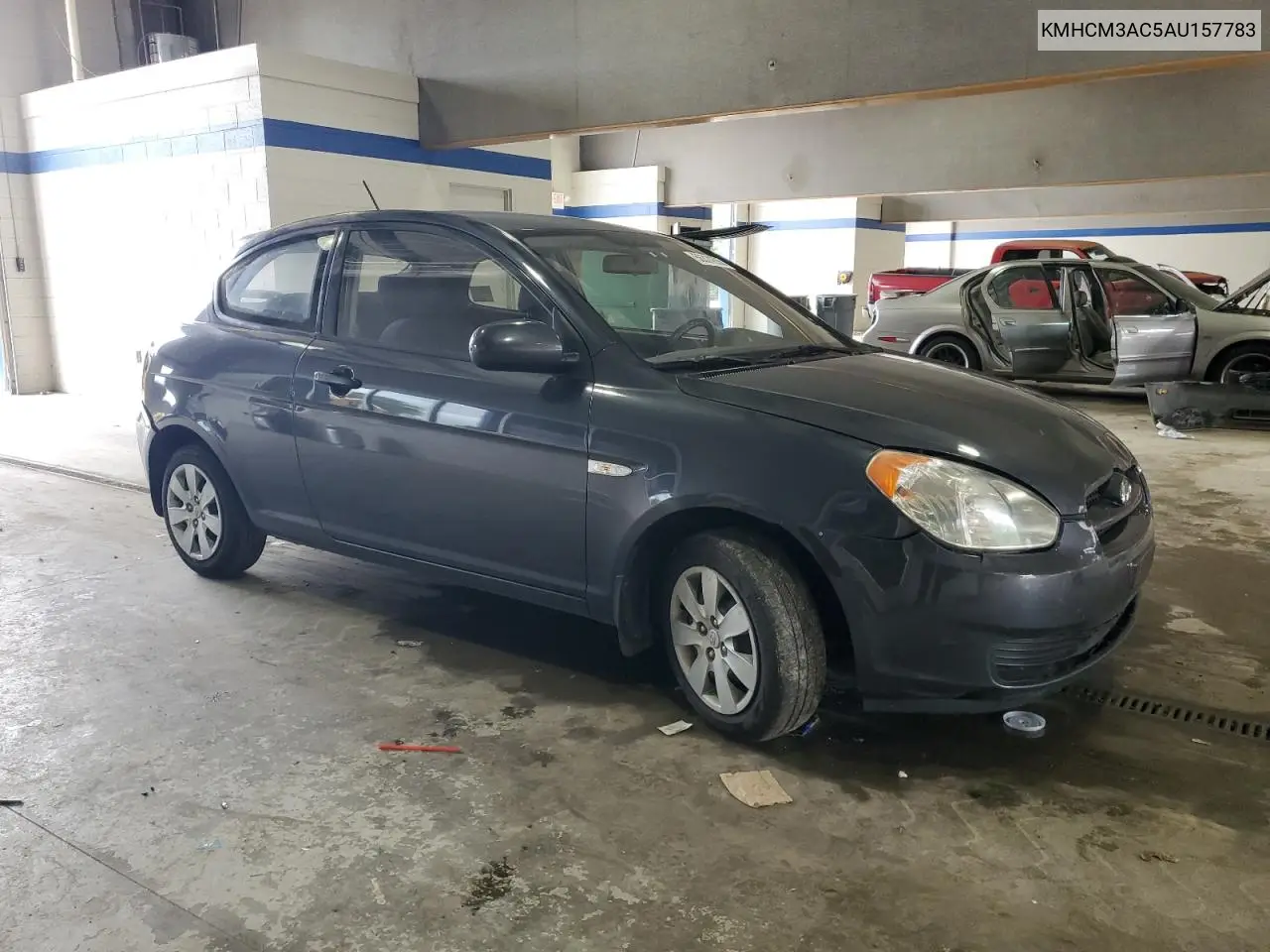 2010 Hyundai Accent Blue VIN: KMHCM3AC5AU157783 Lot: 56324555