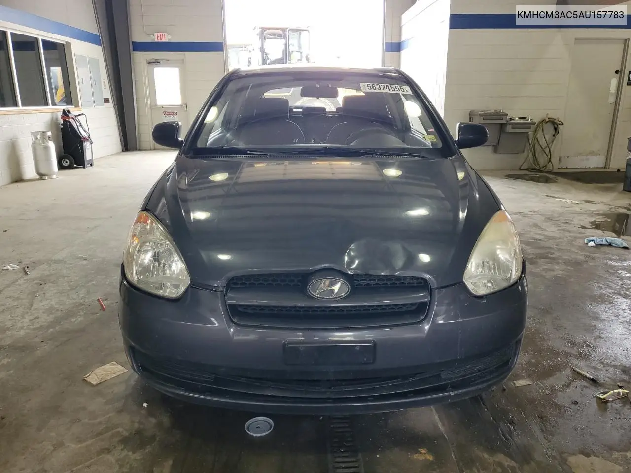 2010 Hyundai Accent Blue VIN: KMHCM3AC5AU157783 Lot: 56324555