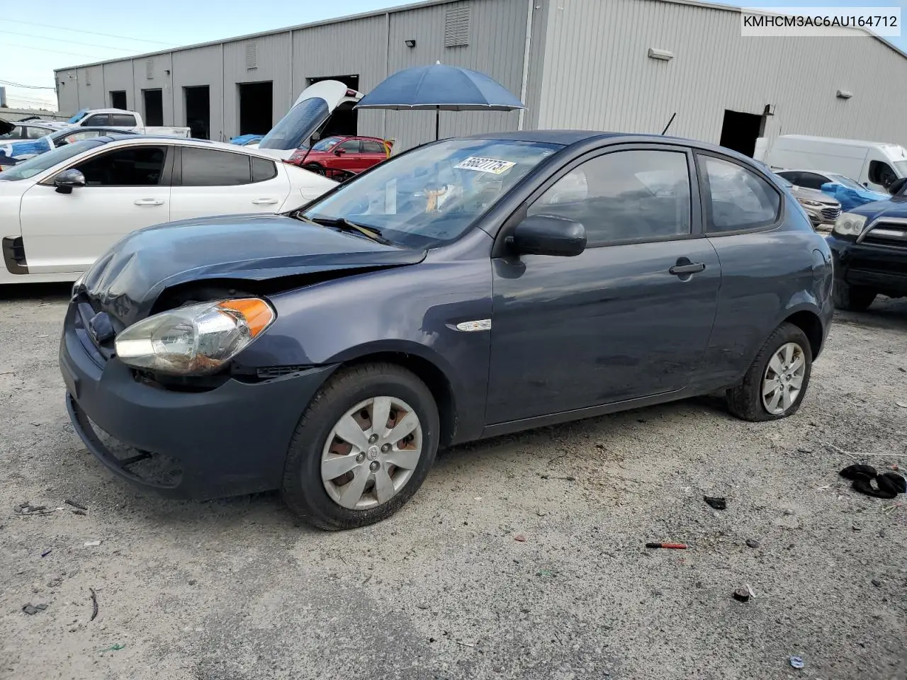2010 Hyundai Accent Blue VIN: KMHCM3AC6AU164712 Lot: 56627775