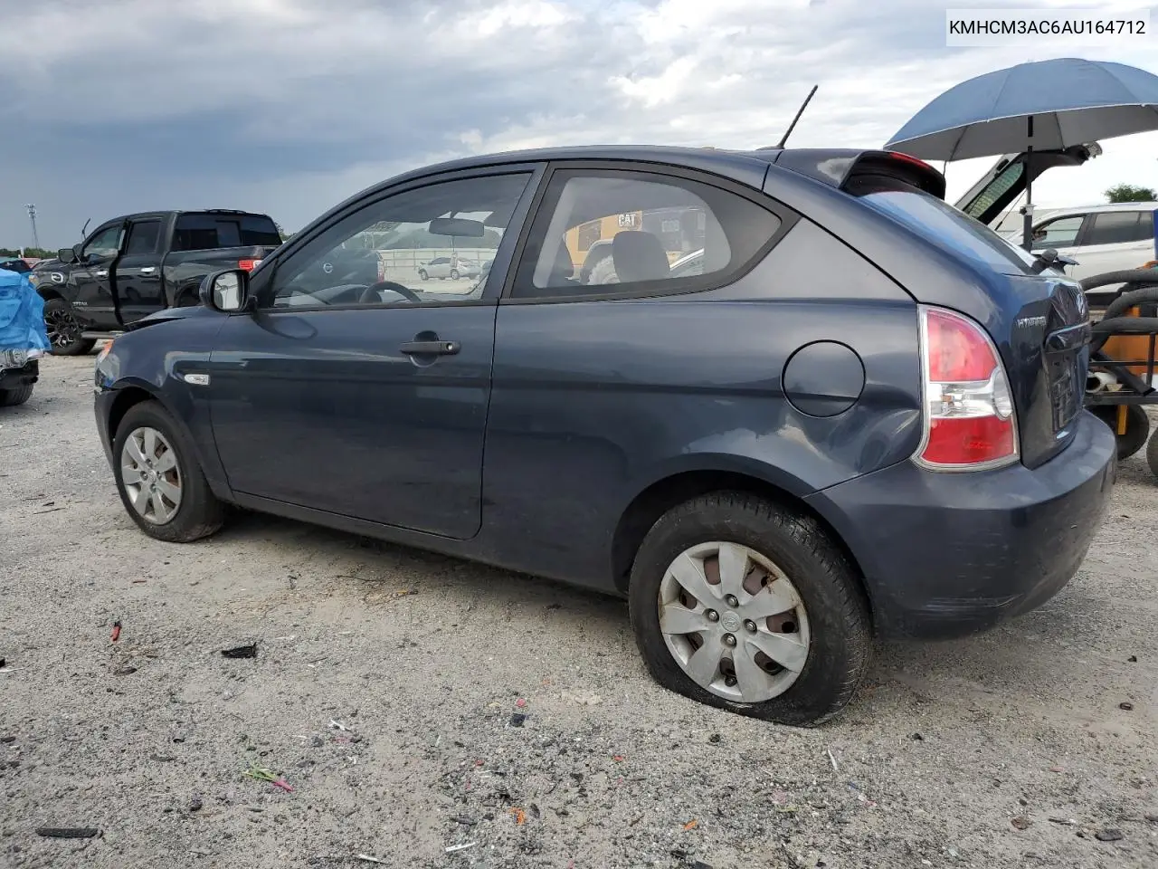 2010 Hyundai Accent Blue VIN: KMHCM3AC6AU164712 Lot: 56627775