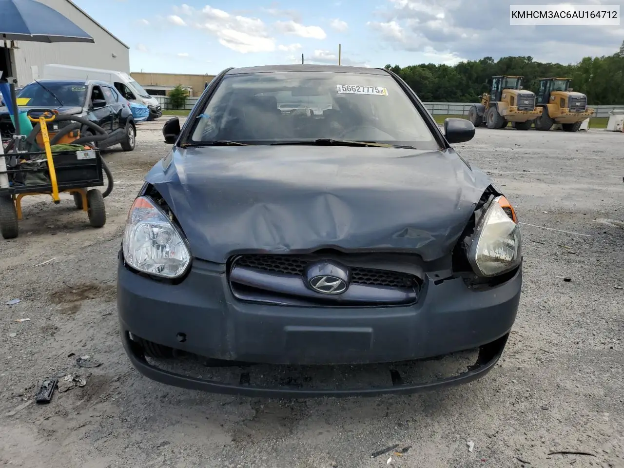 2010 Hyundai Accent Blue VIN: KMHCM3AC6AU164712 Lot: 56627775