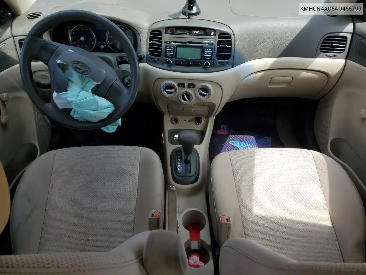 kmhcn4ac5au466799 KMHCN4AC5AU466799 2010 Hyundai Accent Gls