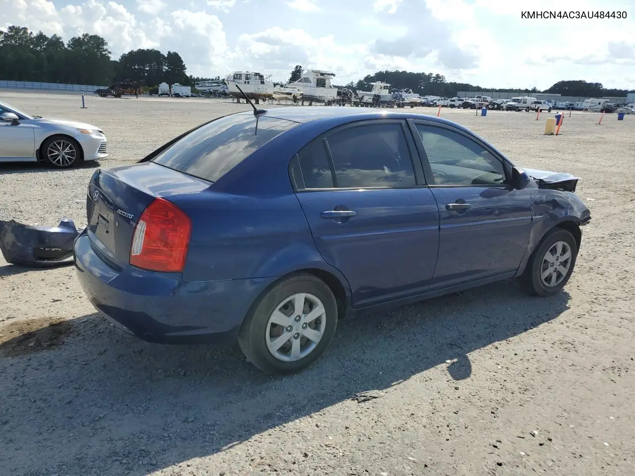 2010 Hyundai Accent Gls VIN: KMHCN4AC3AU484430 Lot: 62107835