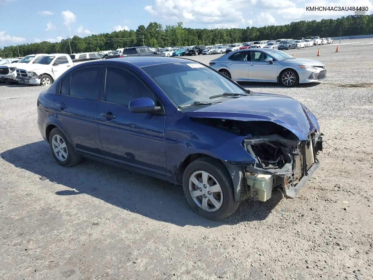 2010 Hyundai Accent Gls VIN: KMHCN4AC3AU484430 Lot: 62107835