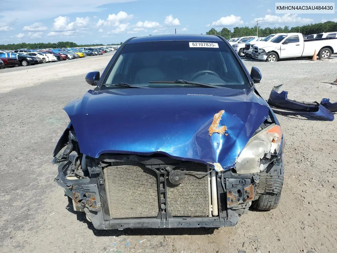 2010 Hyundai Accent Gls VIN: KMHCN4AC3AU484430 Lot: 62107835