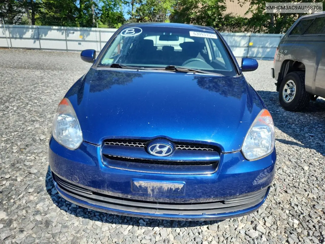 2010 Hyundai Accent Blue VIN: KMHCM3AC9AU168706 Lot: 63093155