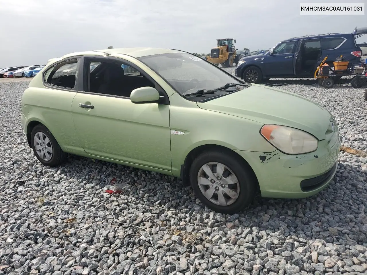 2010 Hyundai Accent Blue VIN: KMHCM3AC0AU161031 Lot: 63187505