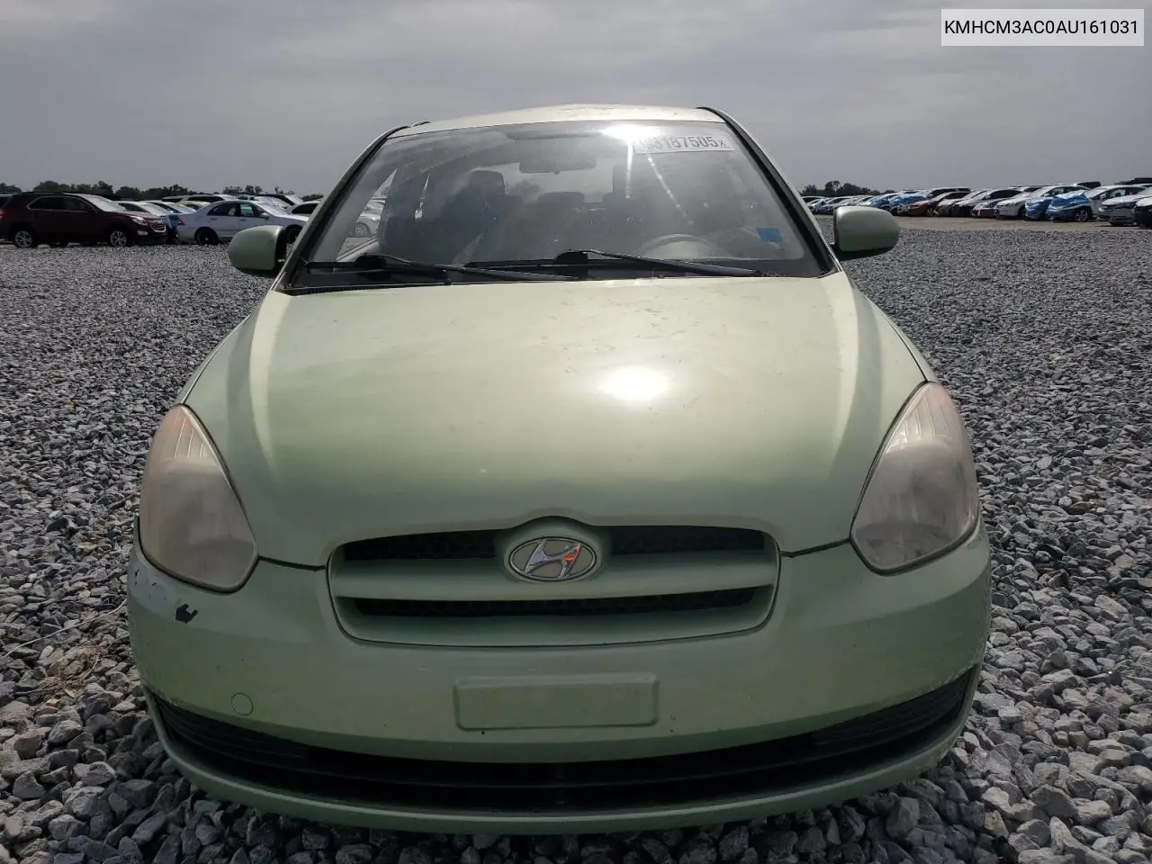 2010 Hyundai Accent Blue VIN: KMHCM3AC0AU161031 Lot: 63187505