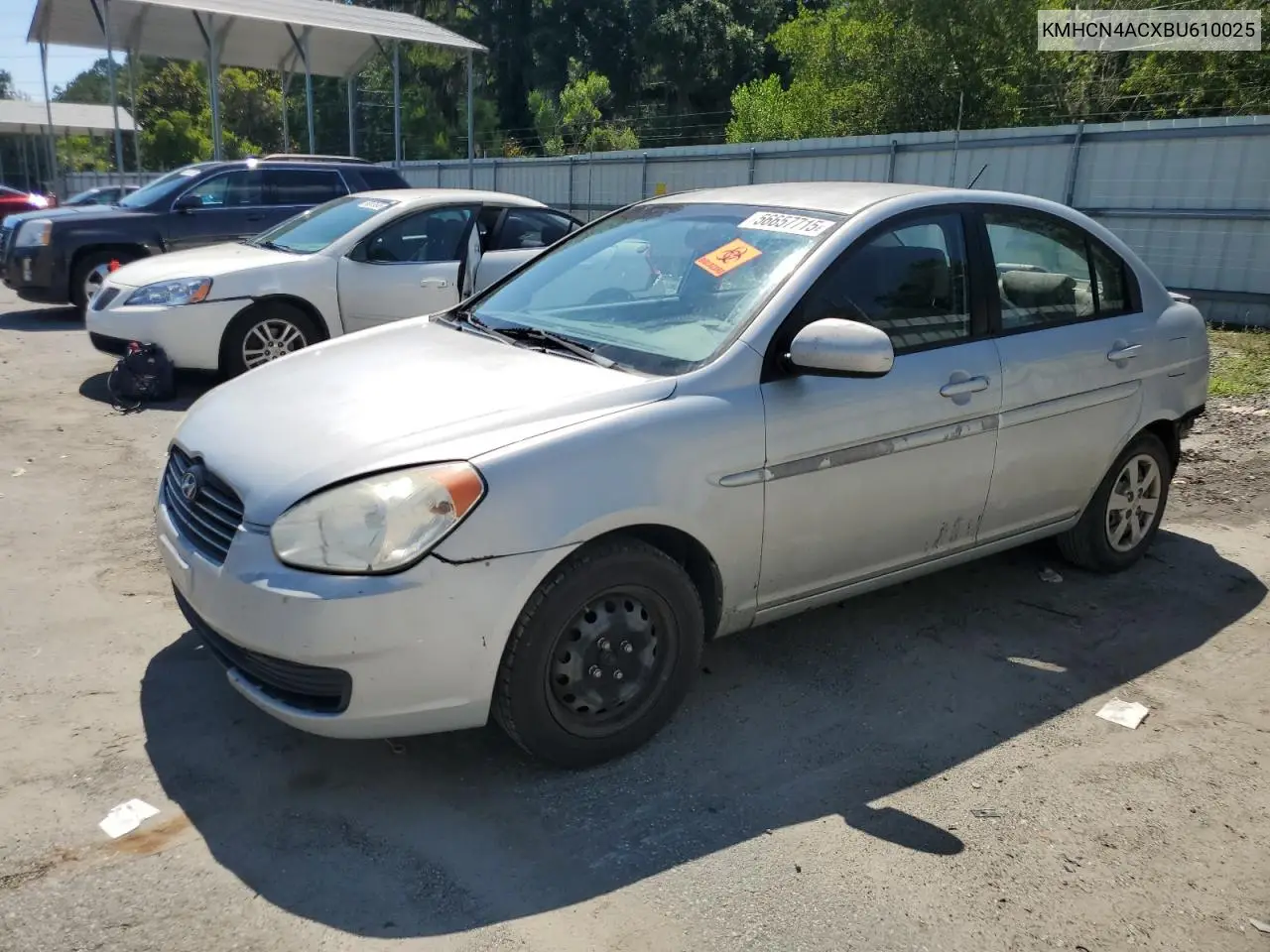2011 Hyundai Accent Gls VIN: KMHCN4ACXBU610025 Lot: 56657715