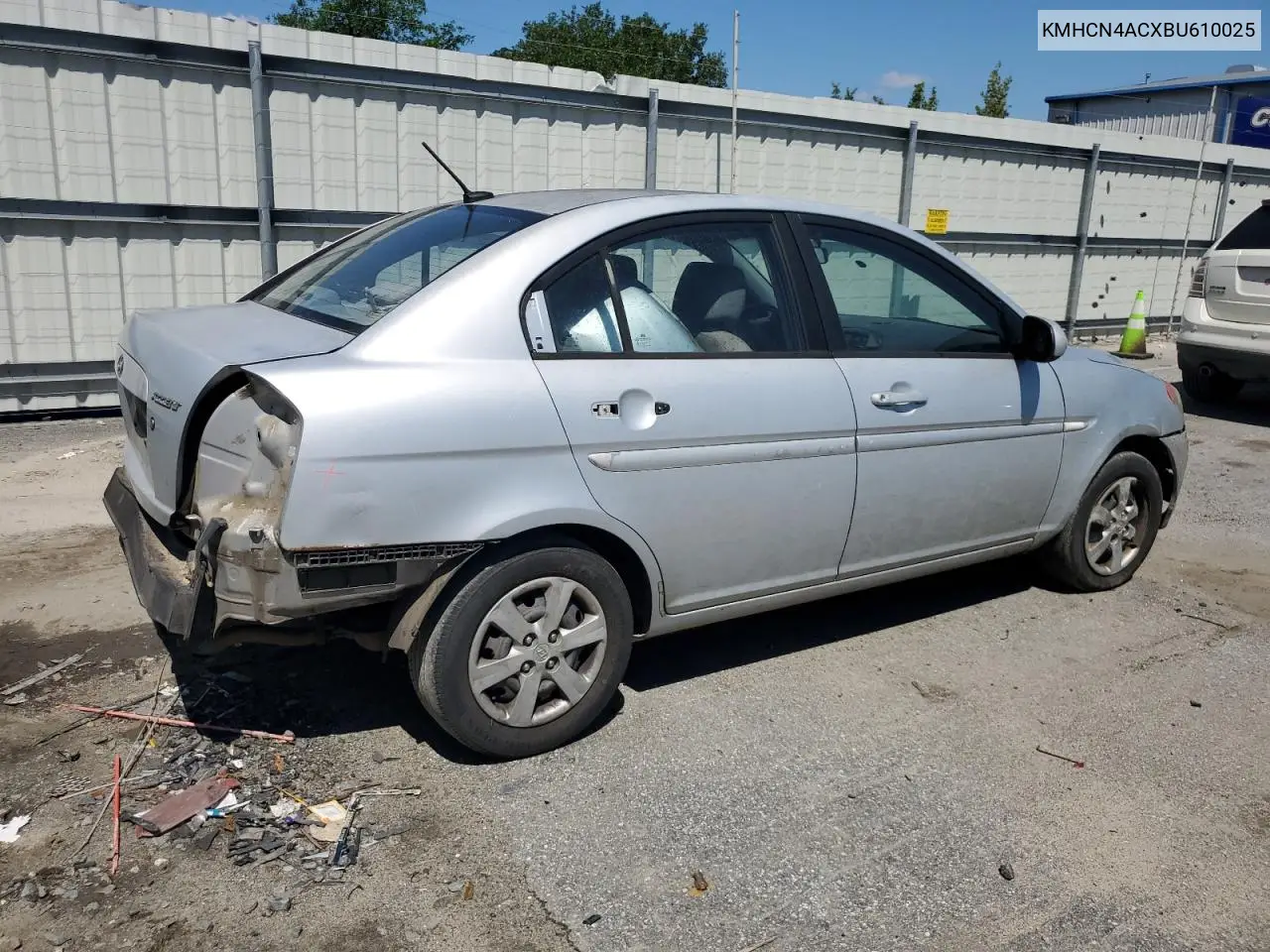 2011 Hyundai Accent Gls VIN: KMHCN4ACXBU610025 Lot: 56657715