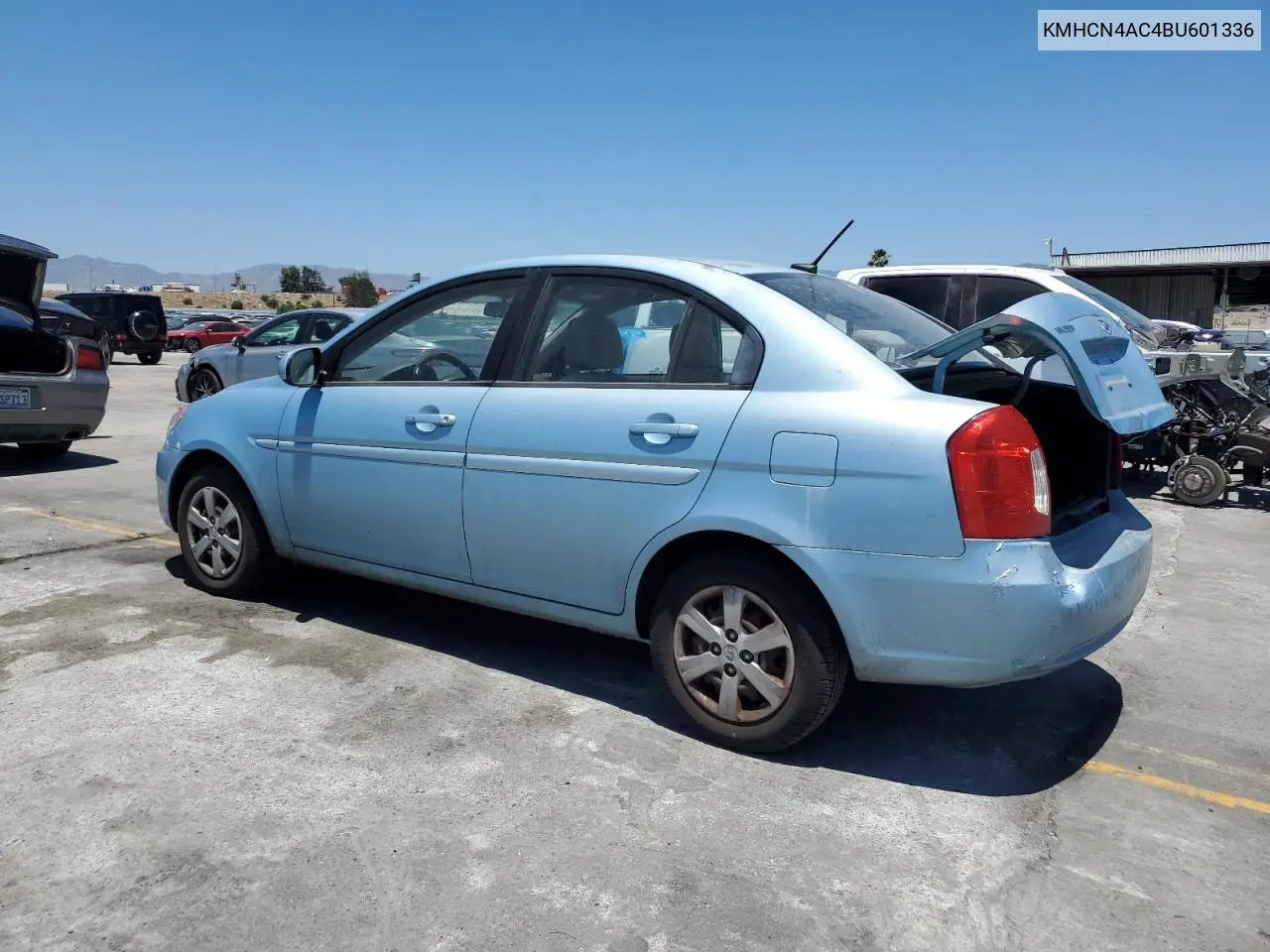 2011 Hyundai Accent Gls VIN: KMHCN4AC4BU601336 Lot: 61555105