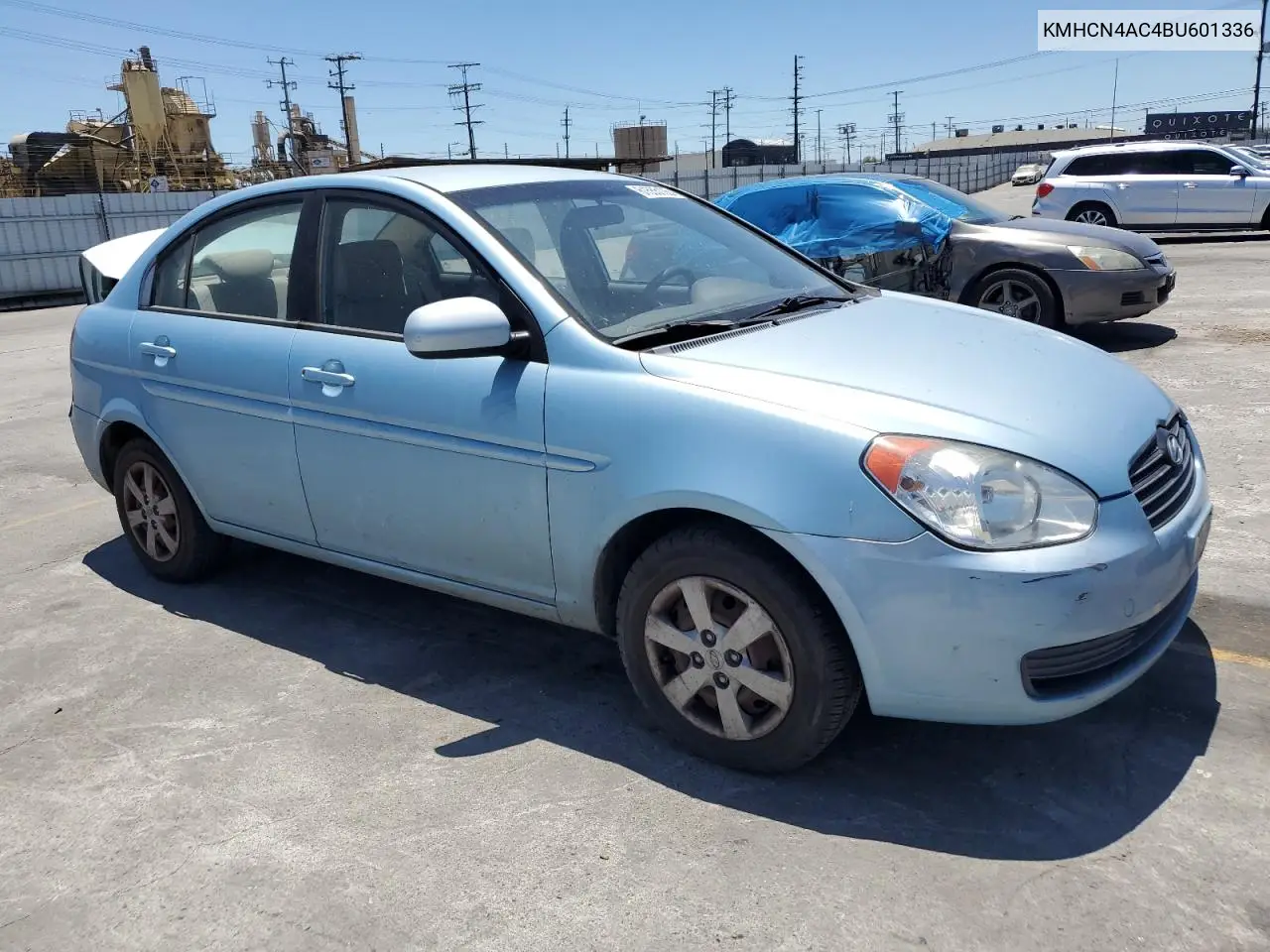 2011 Hyundai Accent Gls VIN: KMHCN4AC4BU601336 Lot: 61555105