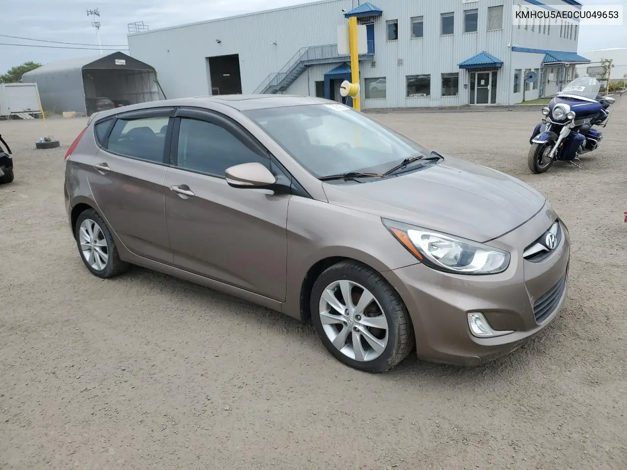 2012 Hyundai Accent Gls VIN: KMHCU5AE0CU049653 Lot: 62464935
